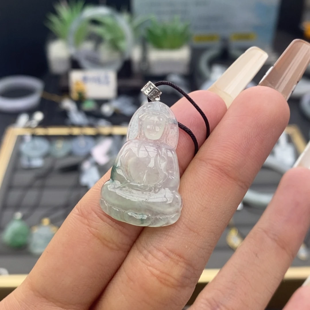 【闪购商品】颈饰18K金镶嵌翡翠