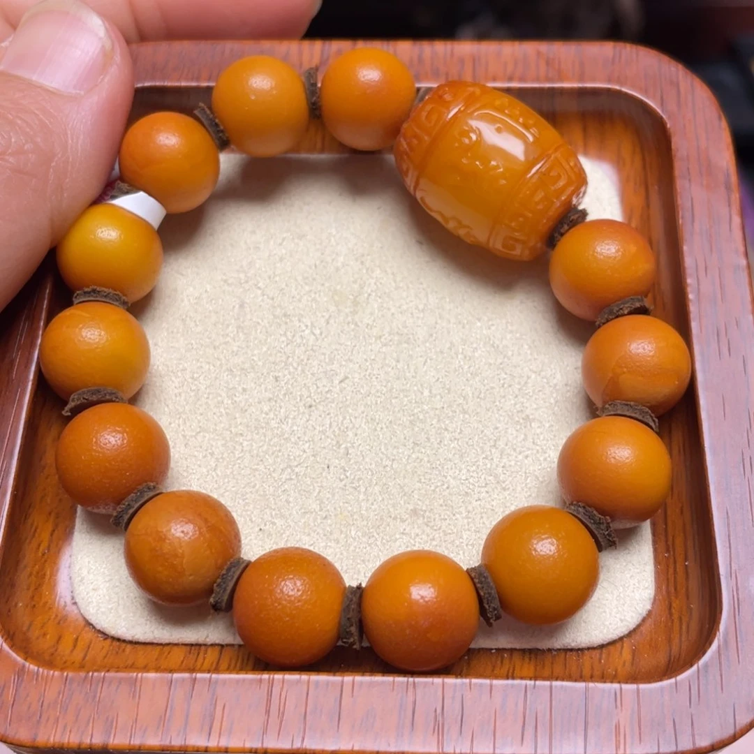 蜜蜡手链未镶嵌手串