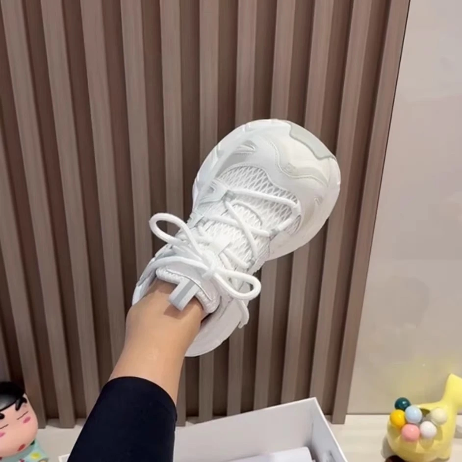 厚底夏季网面老爹鞋增高女2025新款时尚百搭休闲鞋ins韩版潮鞋