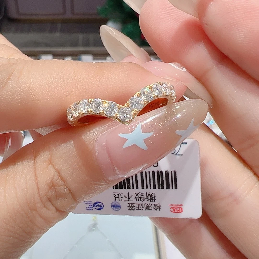 18K金镶嵌实验室培育钻石