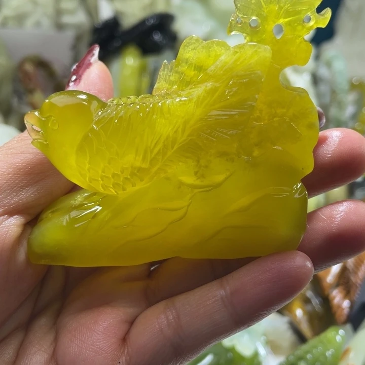 岫玉未镶嵌摆件摆件