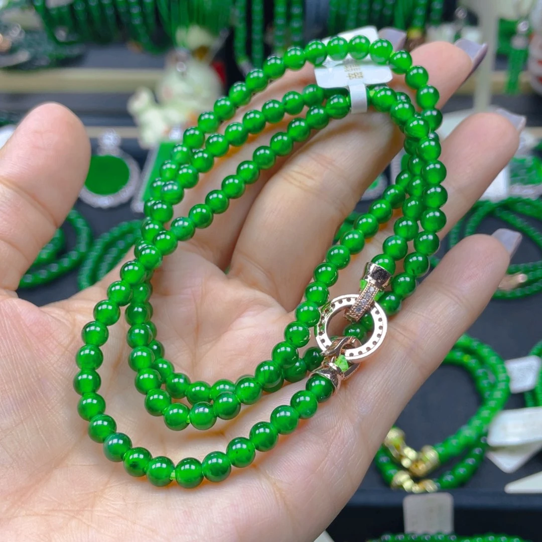 颈饰未镶嵌翡翠项链5
