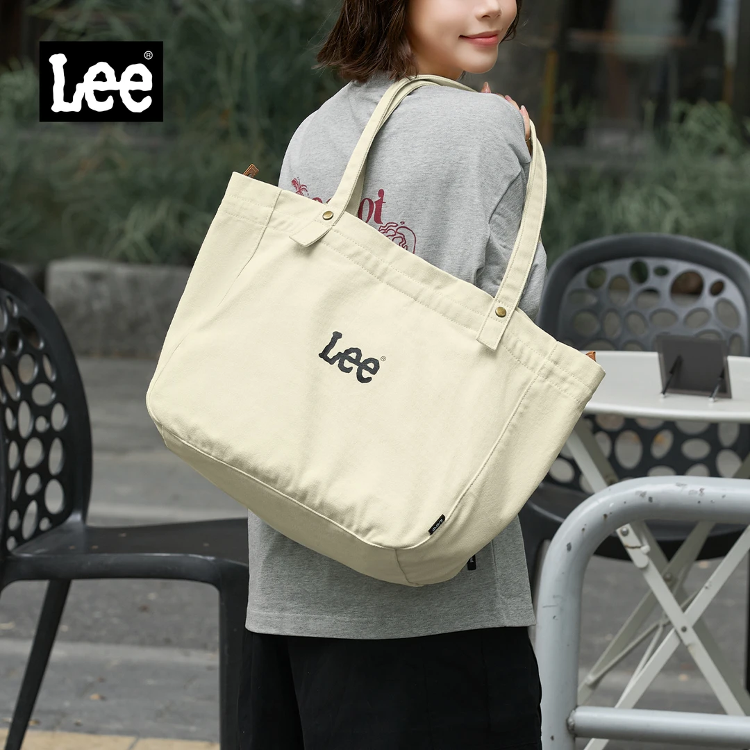Lee托特包女士大容量通勤百搭2025新款腋下单肩包潮流帆布手提包