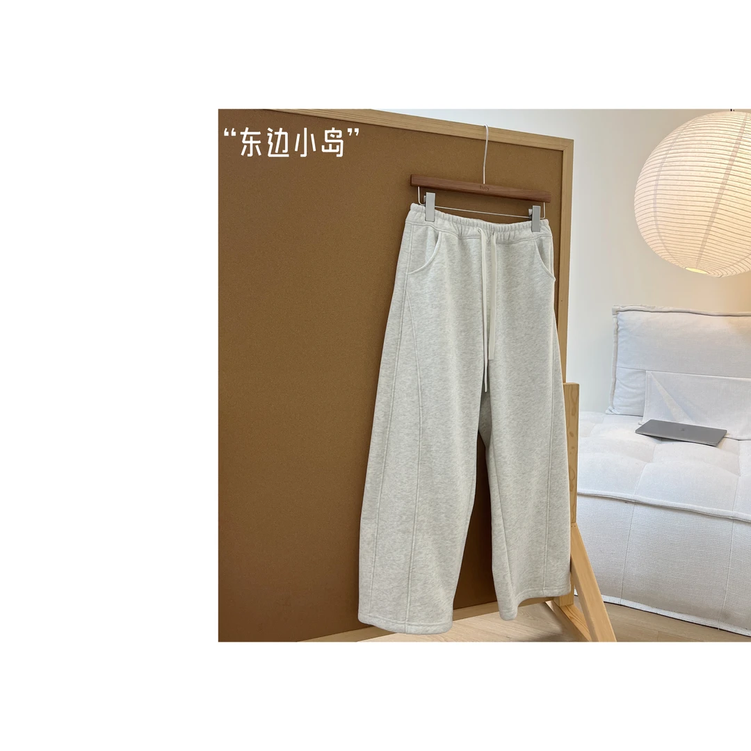（东边小岛）多利原创文艺风休闲百搭垂感阔腿裤