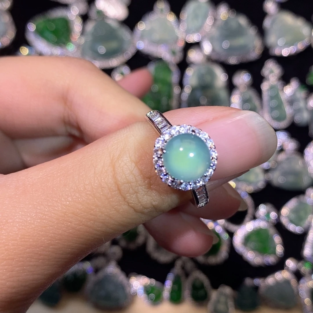 翡翠未镶嵌颈饰天然