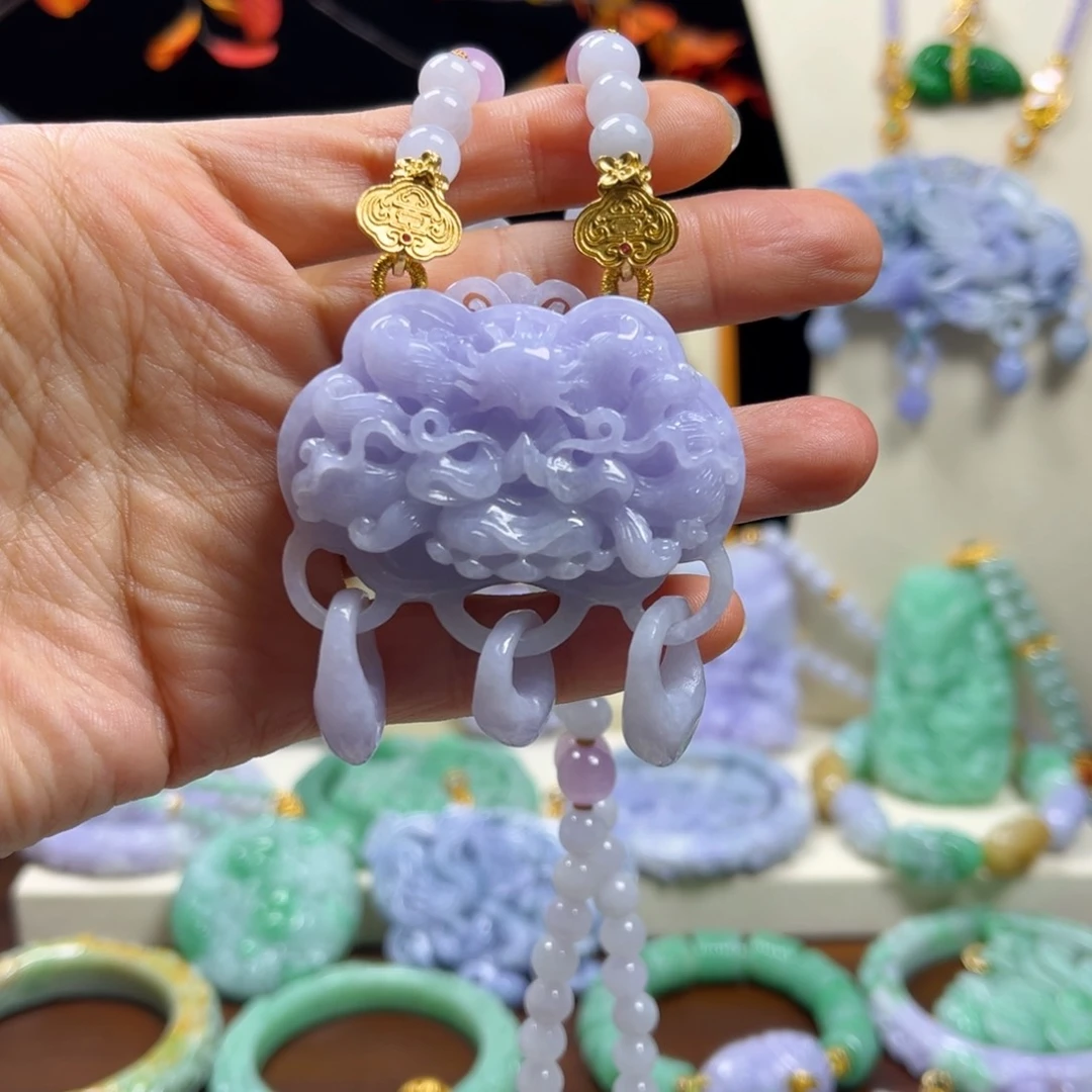 翡翠未镶嵌颈饰天然翡翠