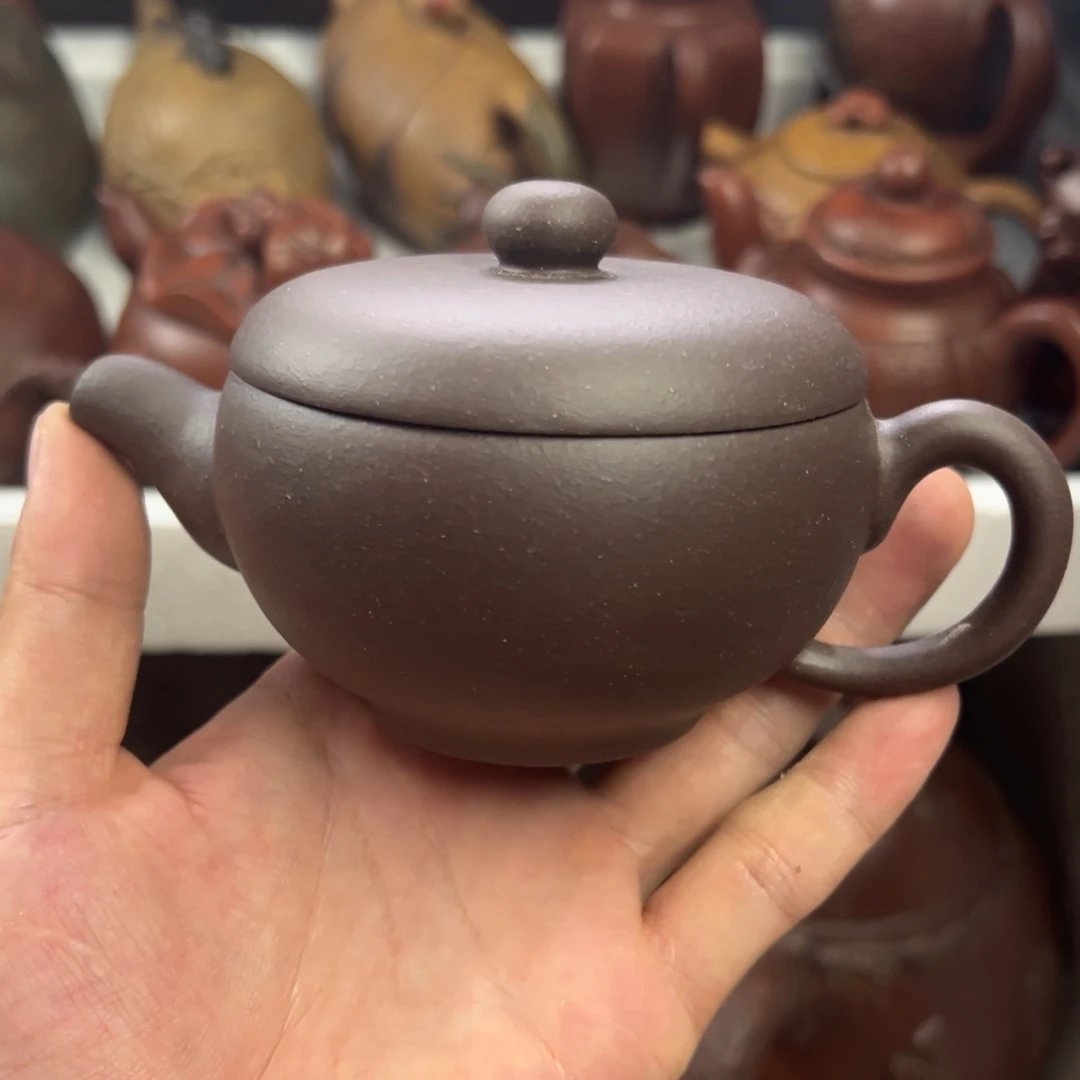 茶壶紫砂宜兴原矿紫砂壶200毫升容量