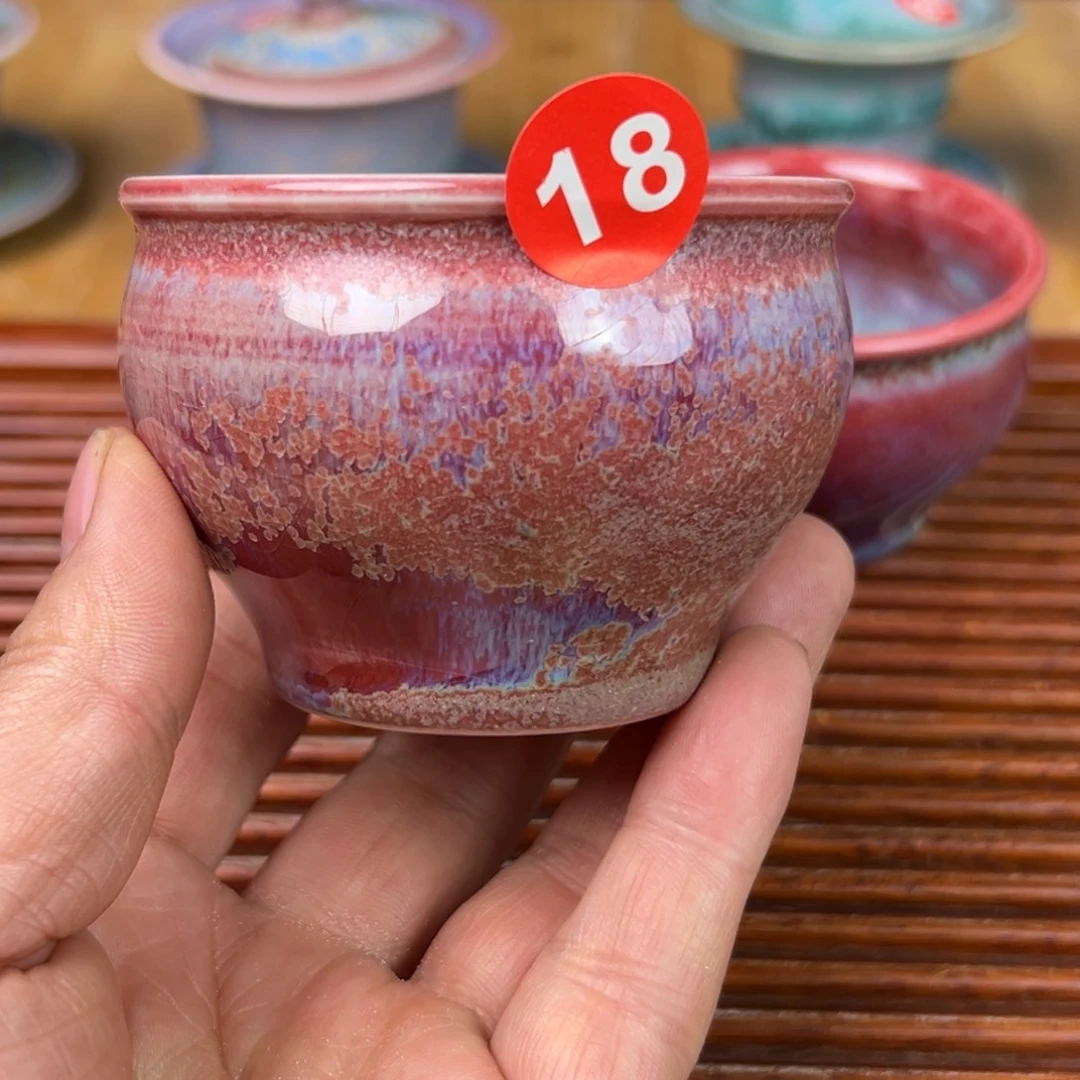 手工制作钧窑茶器