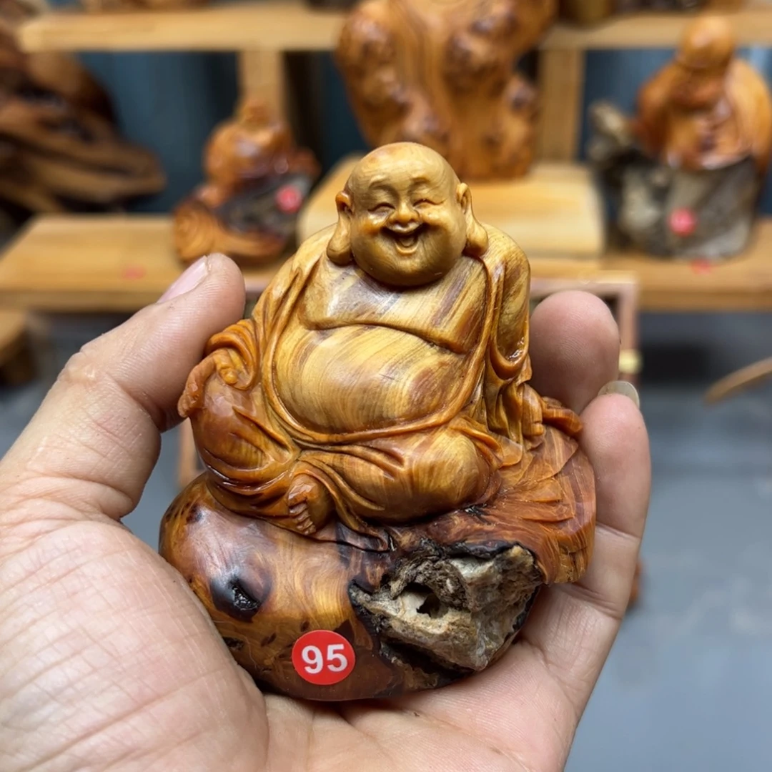 e***c木崖柏木摆件手把件