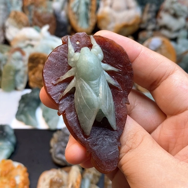 定制翡翠未镶嵌特色a货翡翠