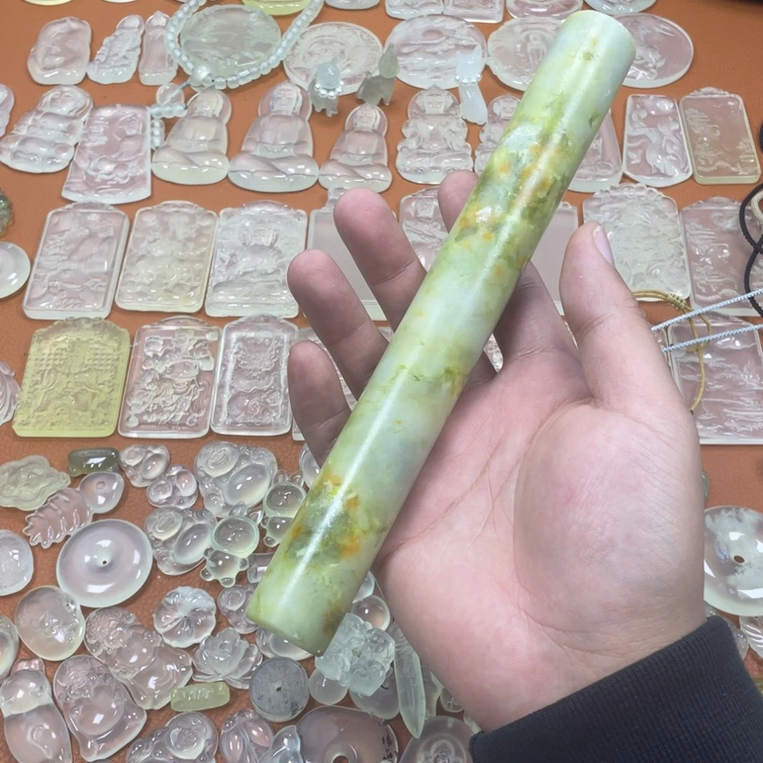 蛇纹石玉未镶嵌多样性随机发一