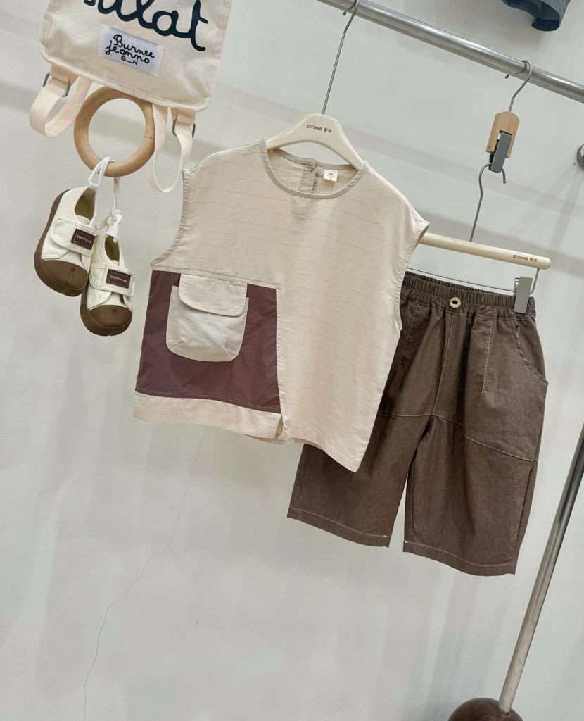 【自营｜线下款！线下款！森韩系风 超薄柔软 】男童夏季背心010524052