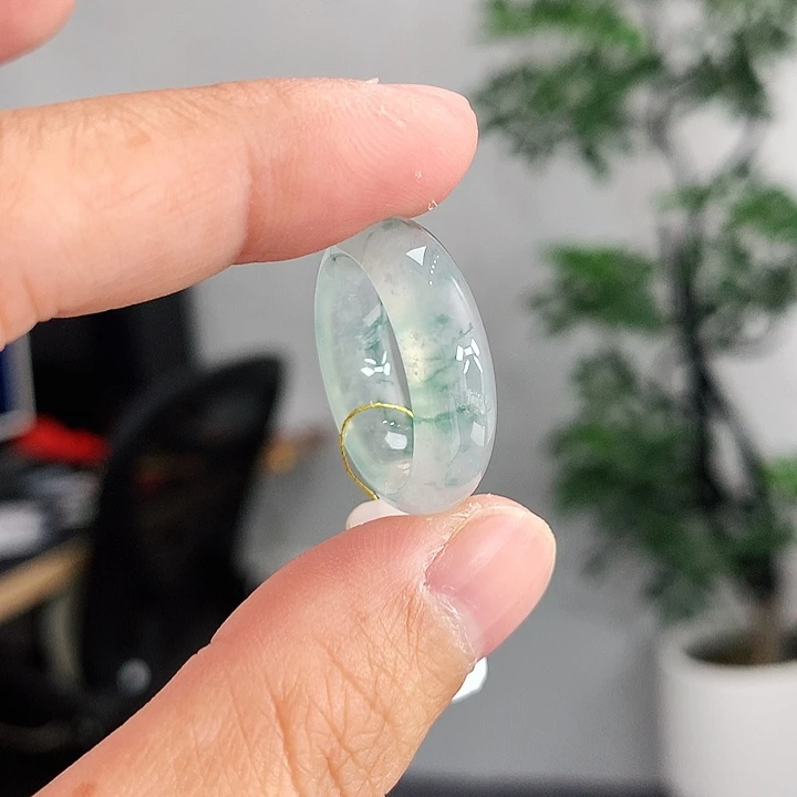 翡翠未镶嵌戒指14号
