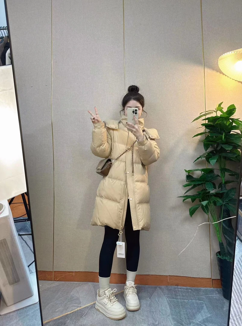 2024新款【小个子定制版】冬季保暖羽绒外套百搭时尚加厚鸭绒羽绒服
