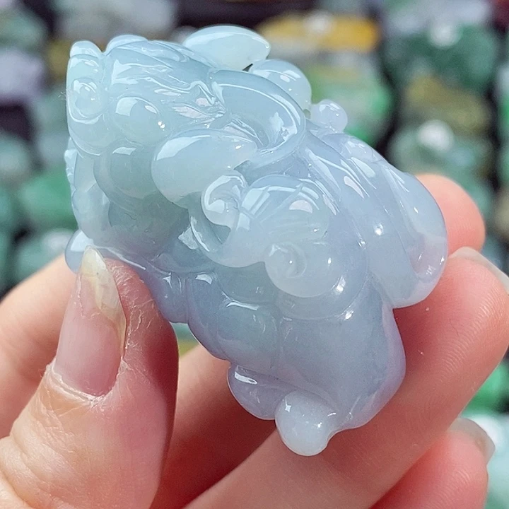 颈饰未镶嵌翡翠天然