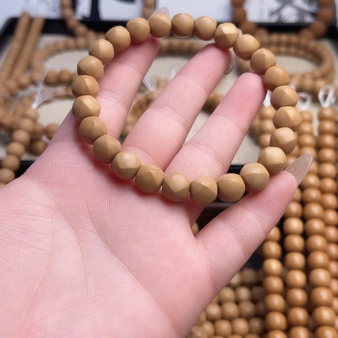 境界猴头手串唐八棱油点款微瑕9.0