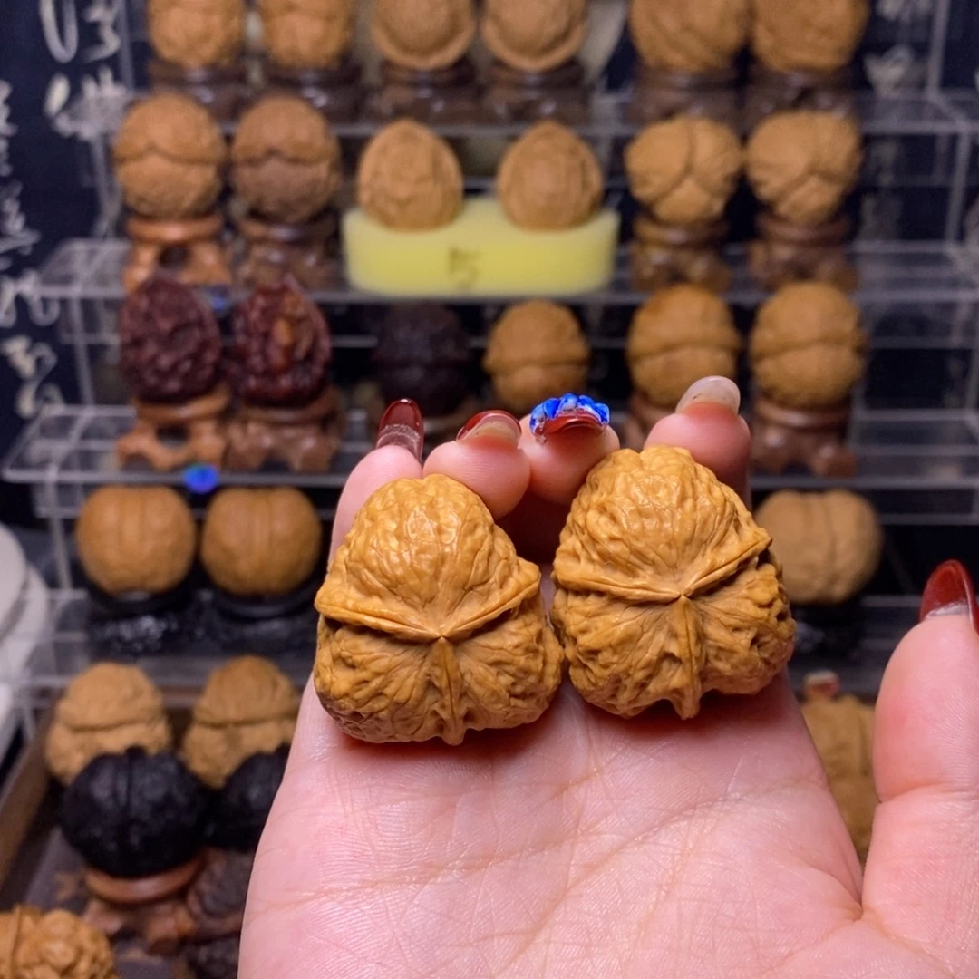 把件文玩核桃Z73花开富贵丁字三棱36尺