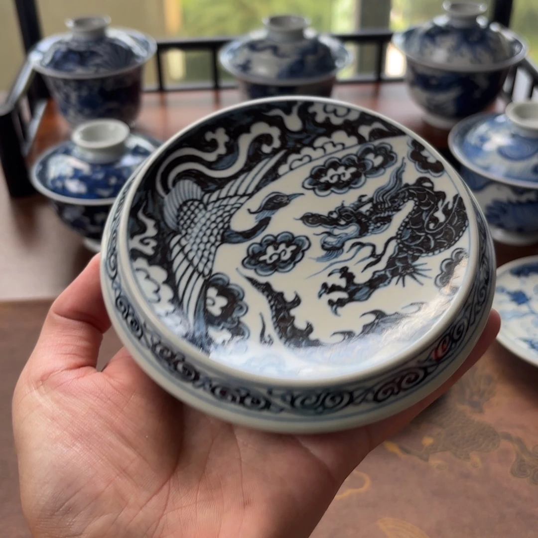 摆件景德镇手绘茶器