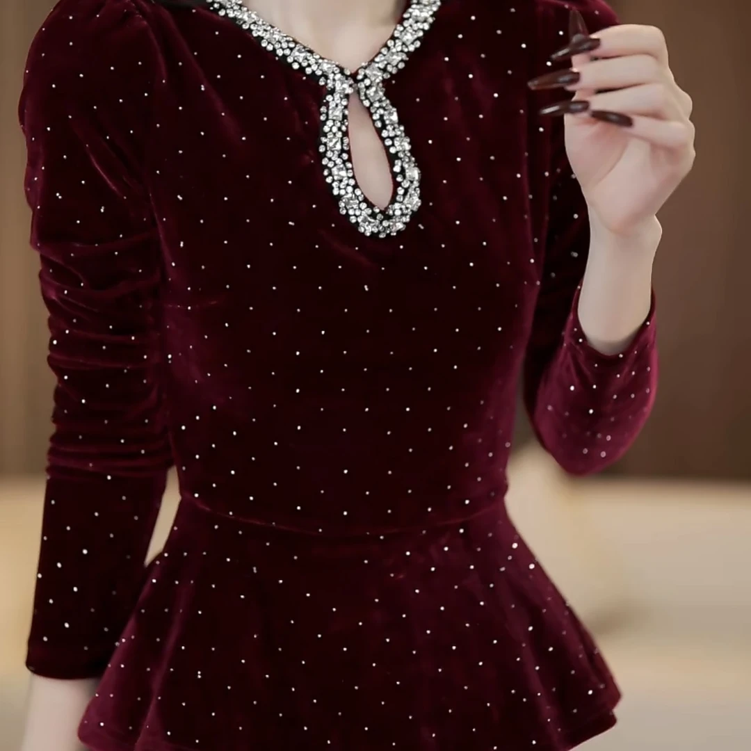 【yola】璀璨冬季新款高级显瘦鱼尾连衣裙-YL11197