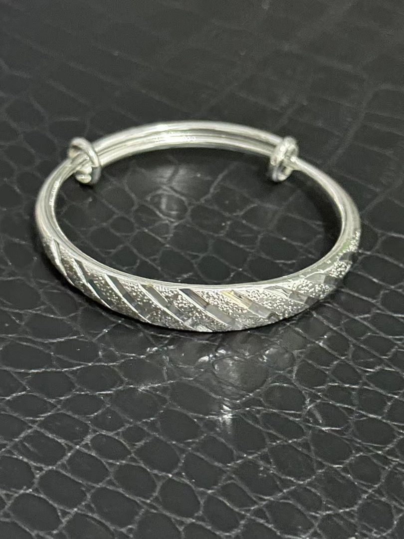 足银手镯 时尚气质经典百搭手镯DLL62684