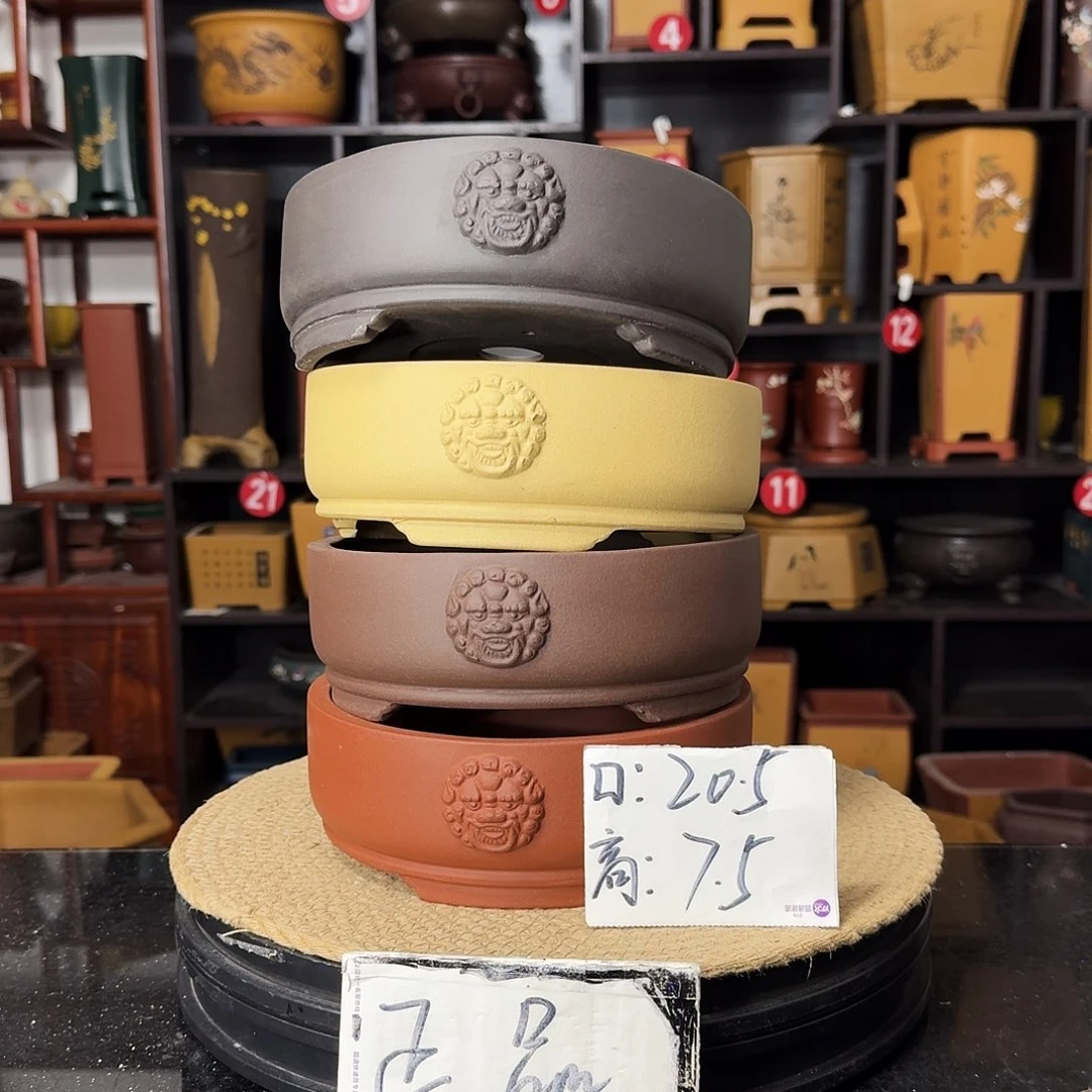 紫砂花盆D-婉秋紫砂花盆