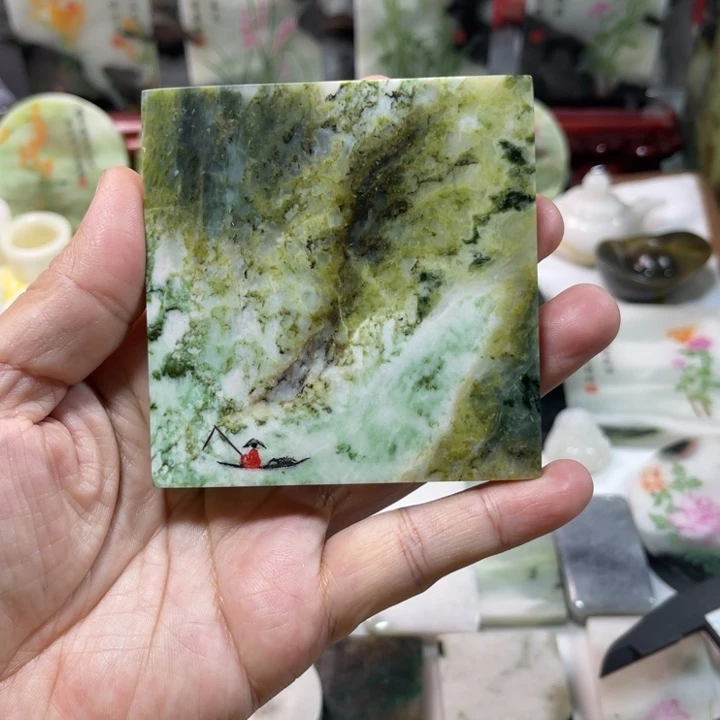 独山玉未镶嵌颈饰雅摆