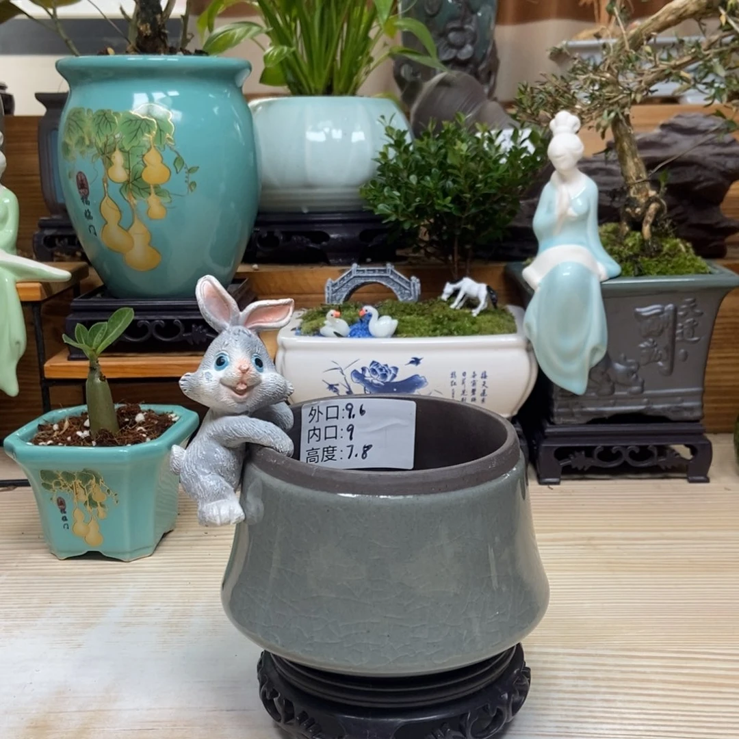 紫砂花盆陶瓷花盆陶瓷艺术