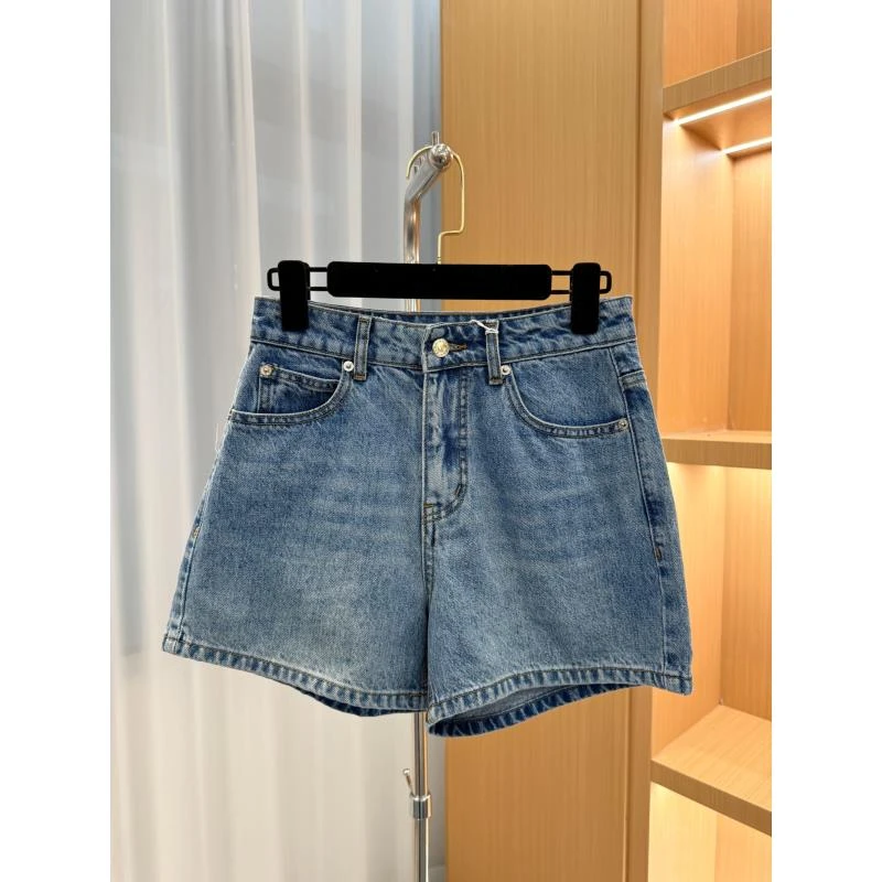 《猪猪出品》25上新蓝色夏季牛仔短裤宽松