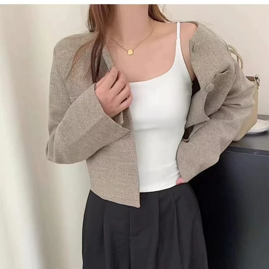 细带简约吊带背心女士美背