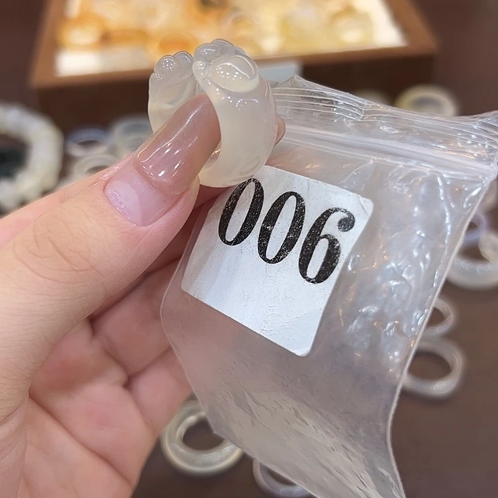 玛瑙/玉髓合金戒指6港14