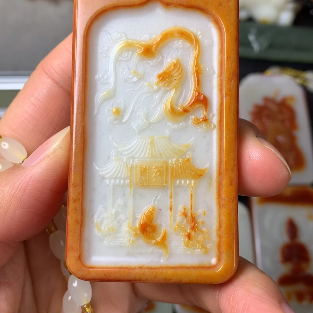 和田玉颈饰未镶嵌