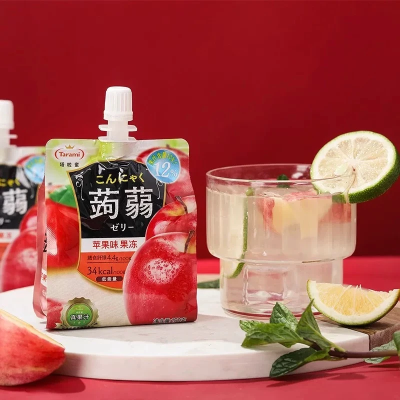 【25.3.17到期】Tarami多良见苹果味蒟蒻可吸果冻苹果味 150g*7包