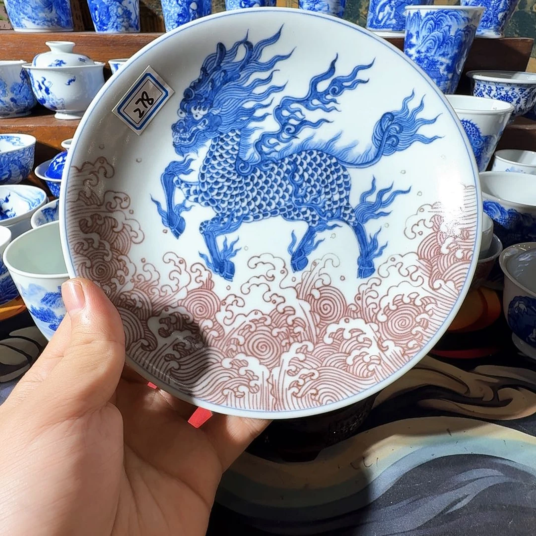 云***端泥塑壶承手工手绘