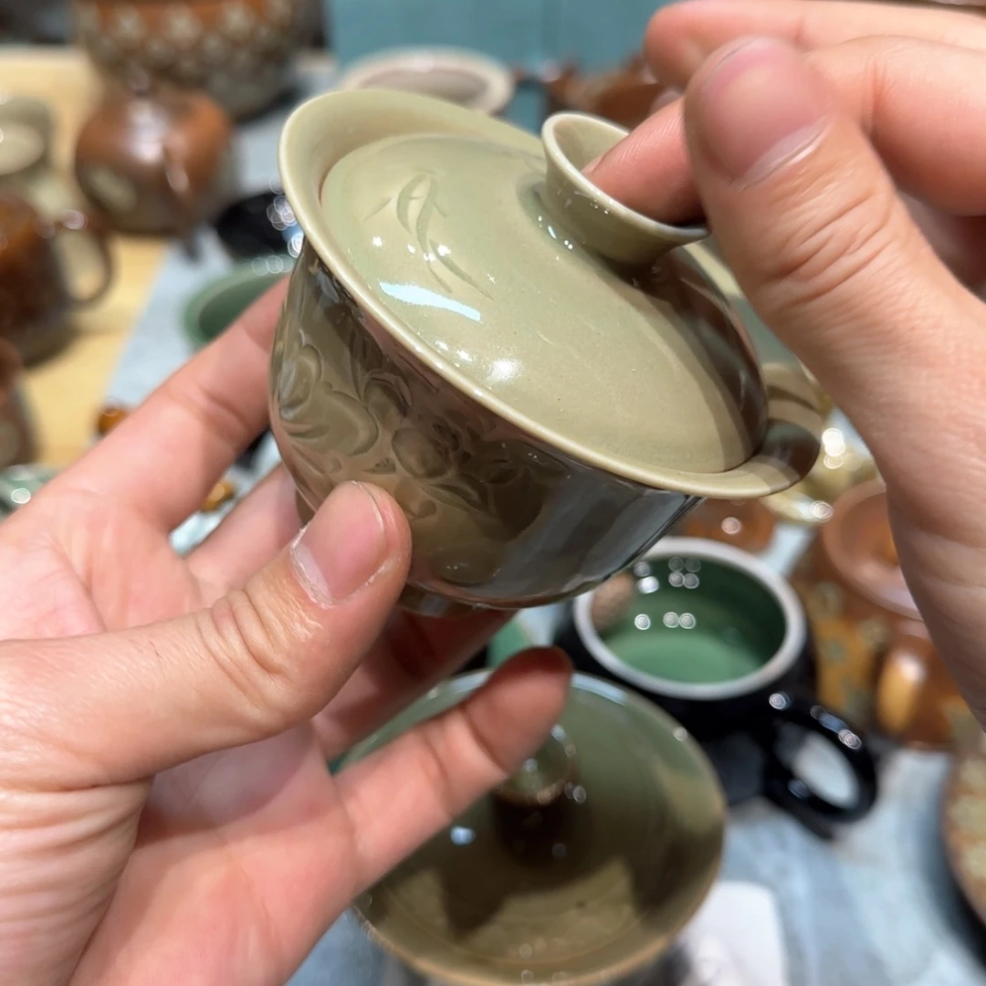 小金茶具青瓷茶器