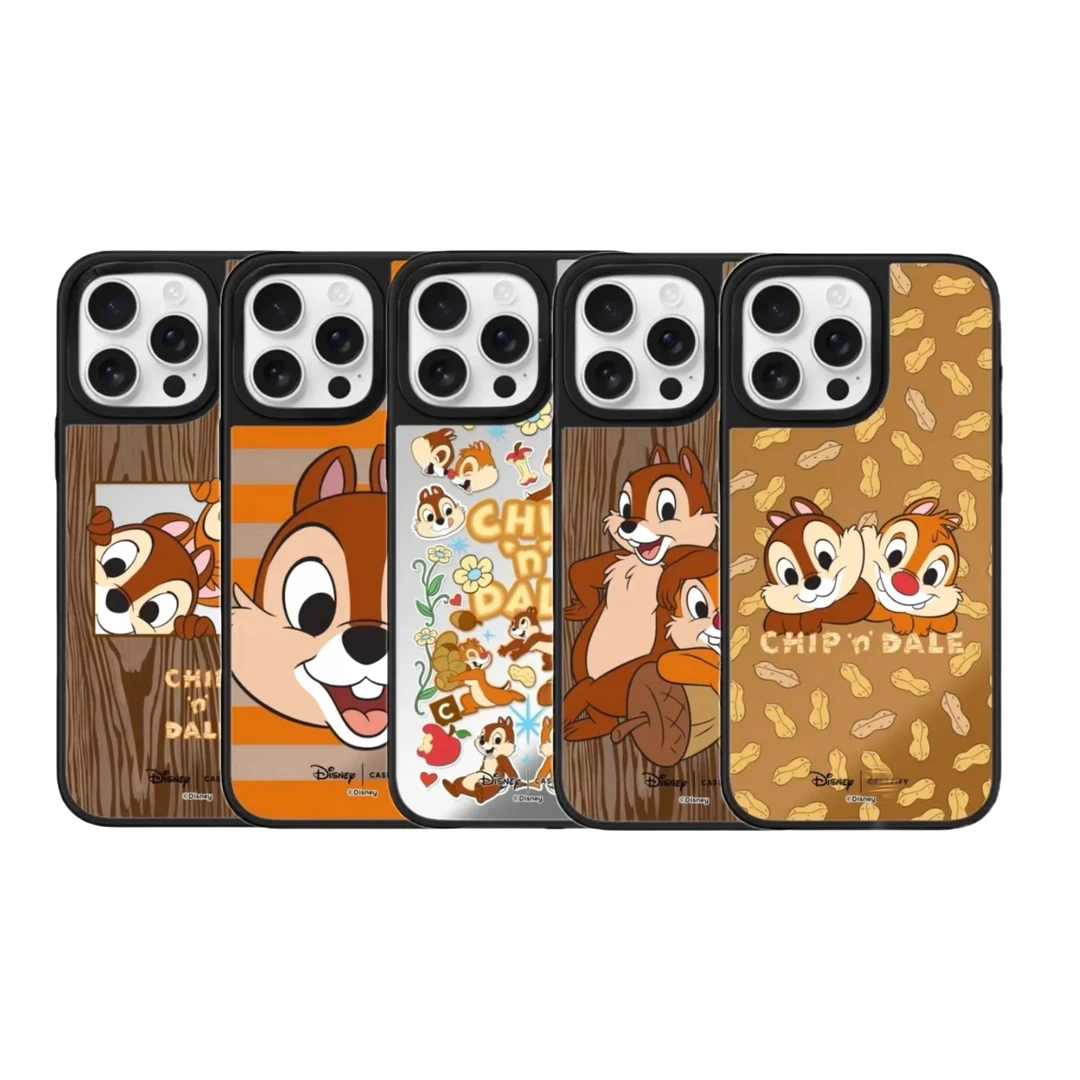 「C家高版刻字镜面壳」适用于iPhone12-16romax个性豹纹防摔手机壳