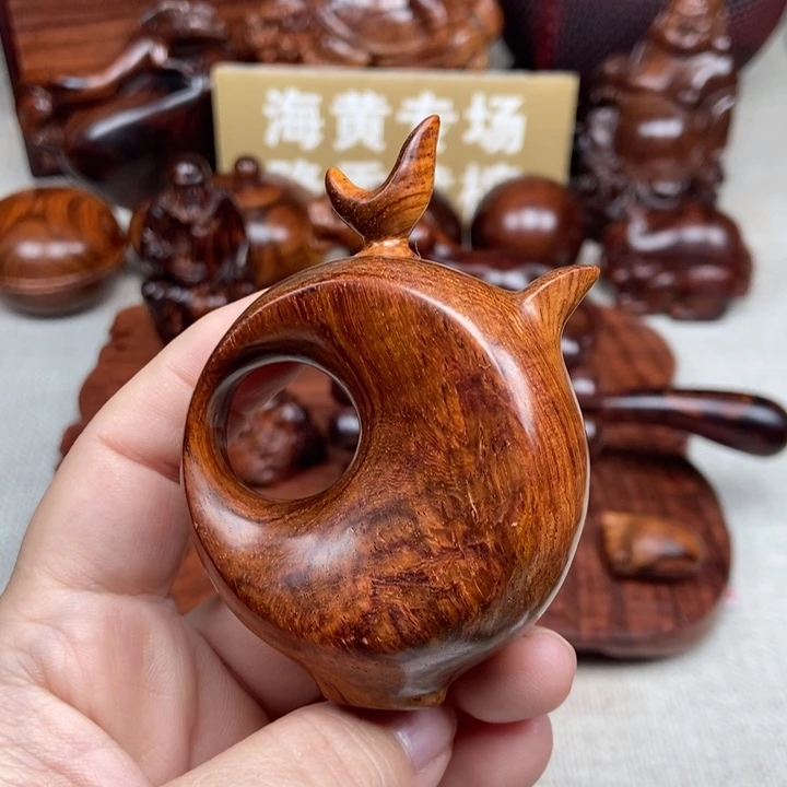 花梨木类端景台兔*哥日月壶