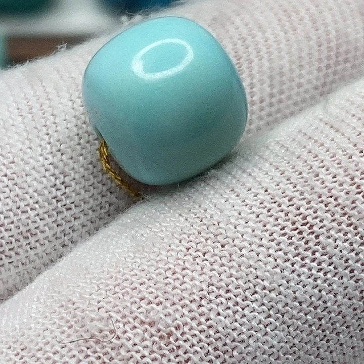 绿松石未镶嵌天然原矿 地大质检11.6×10.8mm