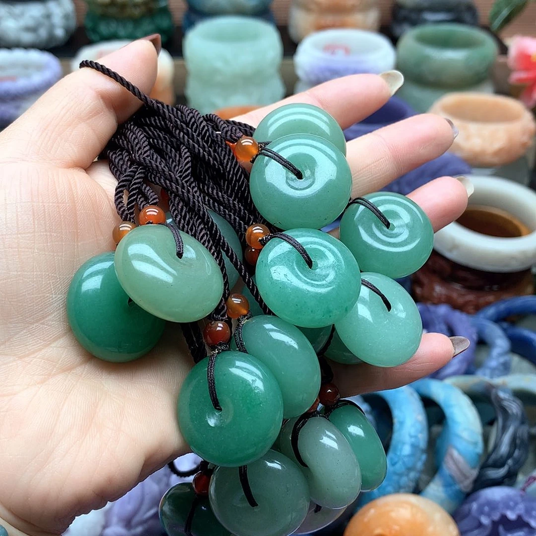 毛衣链未镶嵌石英质玉