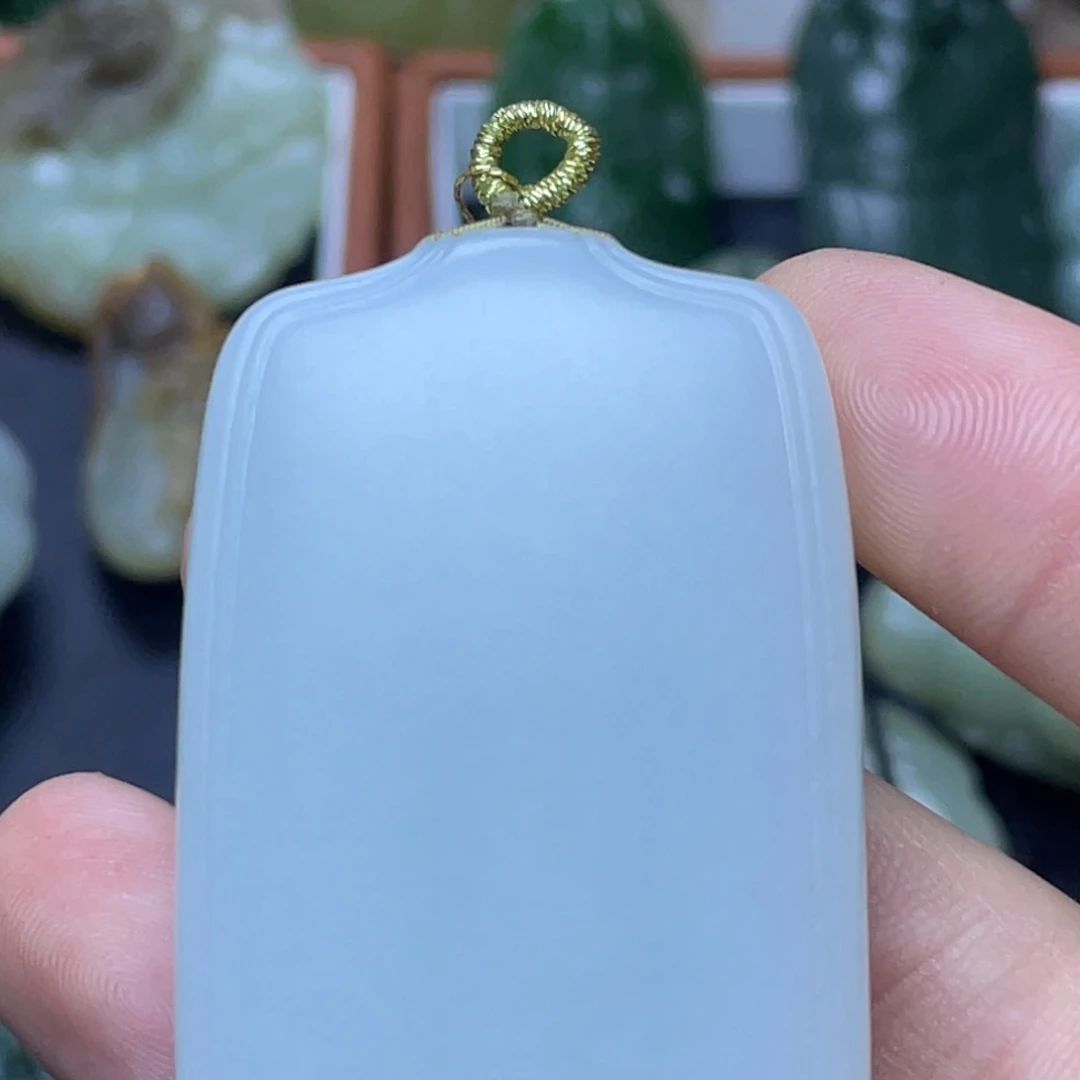 吊坠(不含链)未镶嵌和田玉