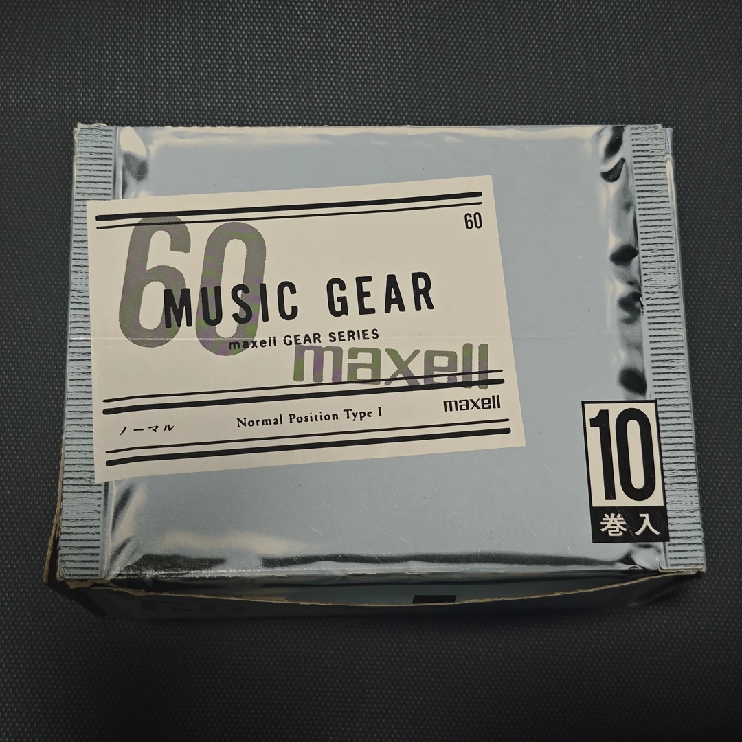 Maxell Music Gear 60一类空白磁带全新磁带卡带录音带未拆封磁带