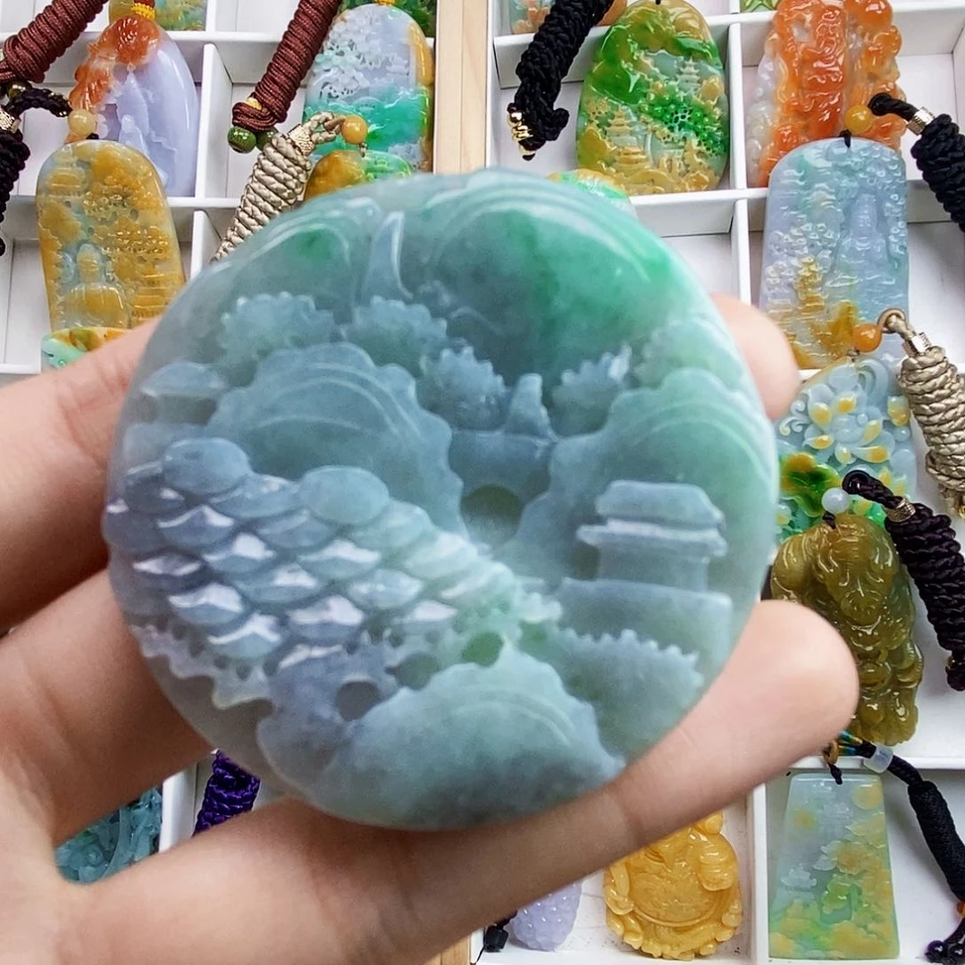颈饰未镶嵌翡翠翡翠