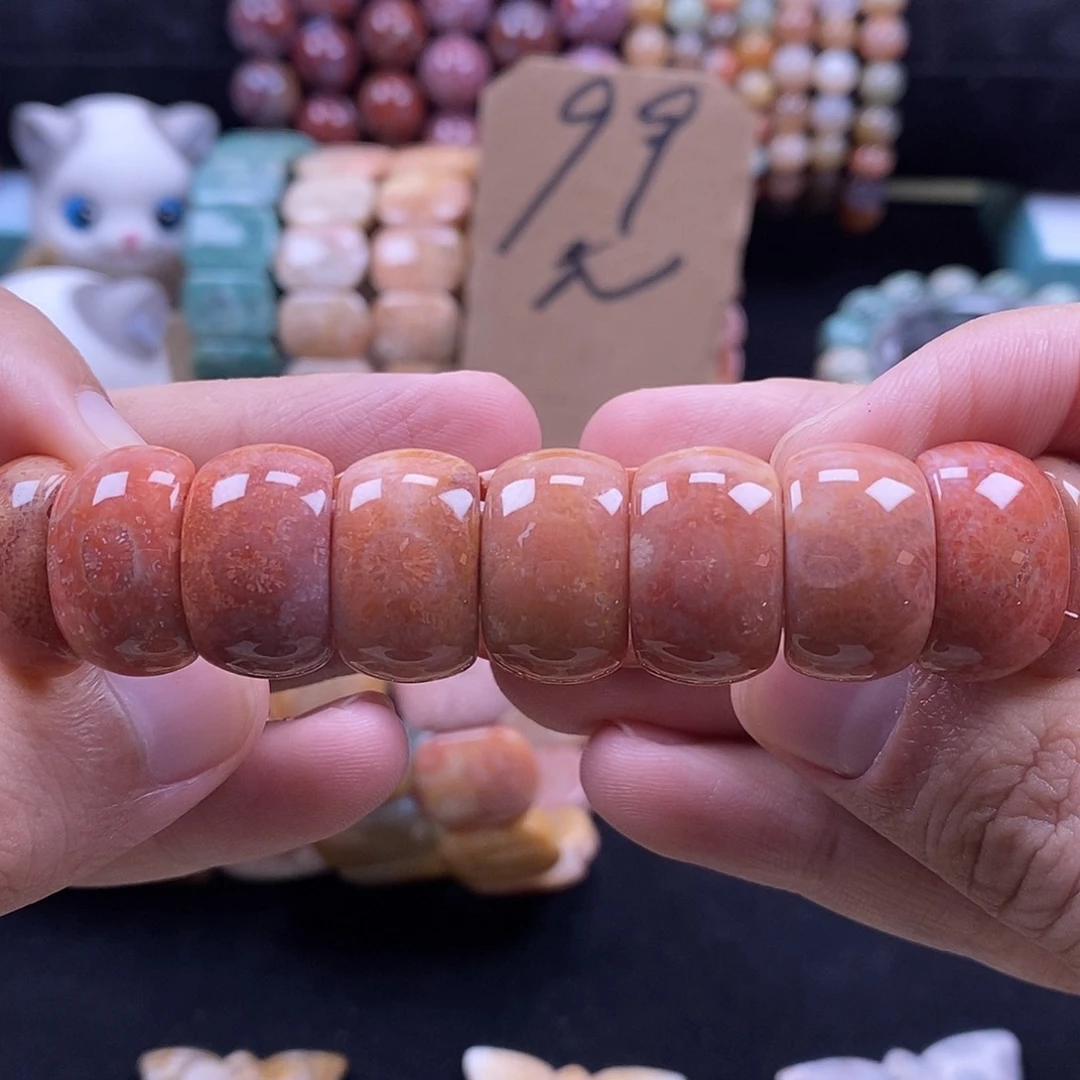 未镶嵌手牌硅化珊瑚（珊瑚玉）4