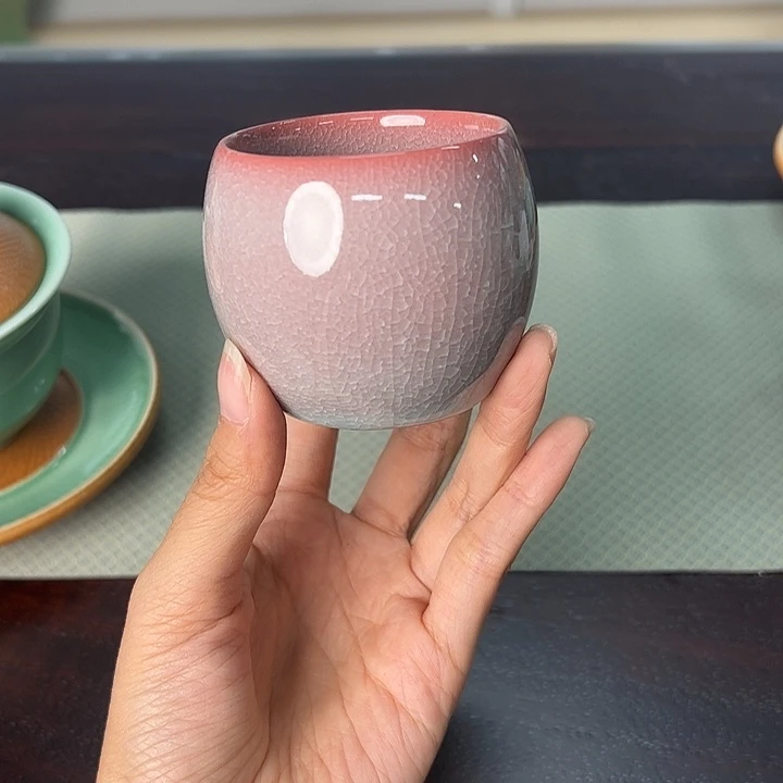 龙泉云间青瓷小米茶器