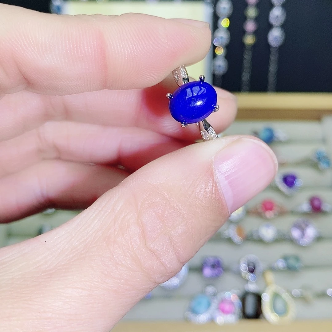 未镶嵌青金石戒指