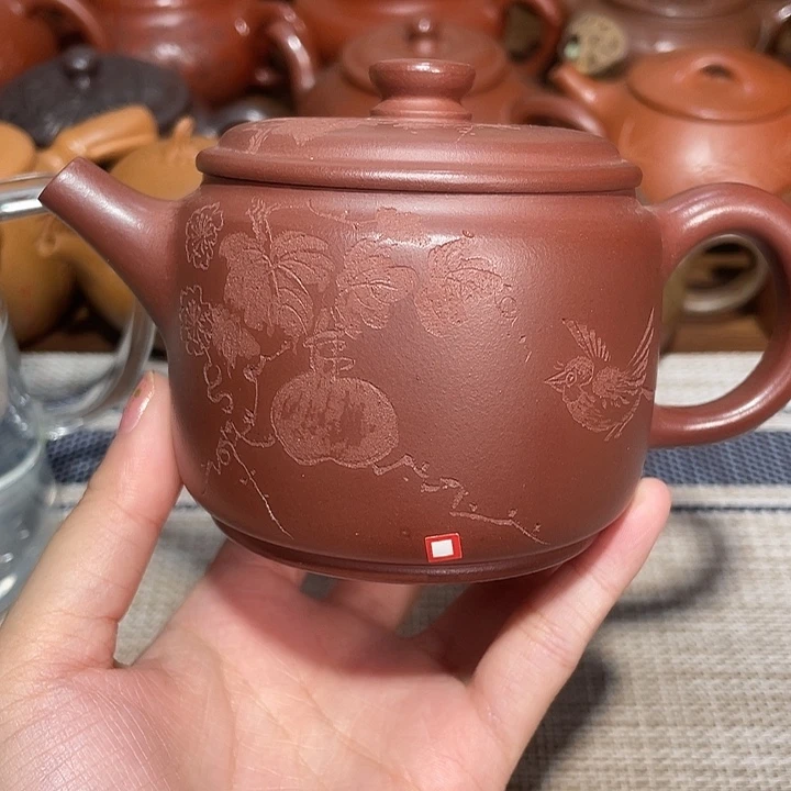 茶壶紫砂紫砂宜兴紫砂壶8微瑕