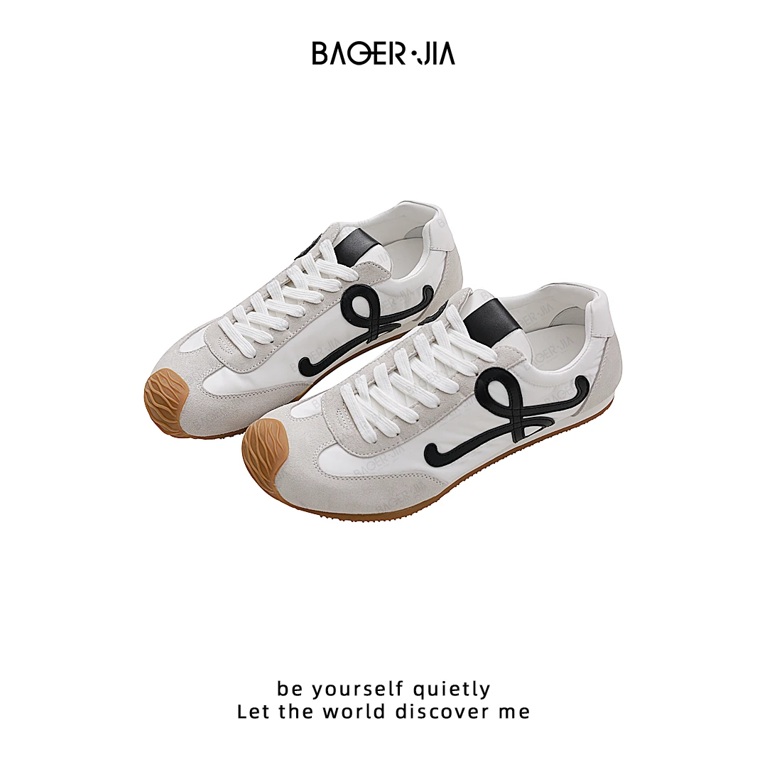 88-宝儿家含幂BM27325103夏季新款穿搭帆布撞色系带运动鞋