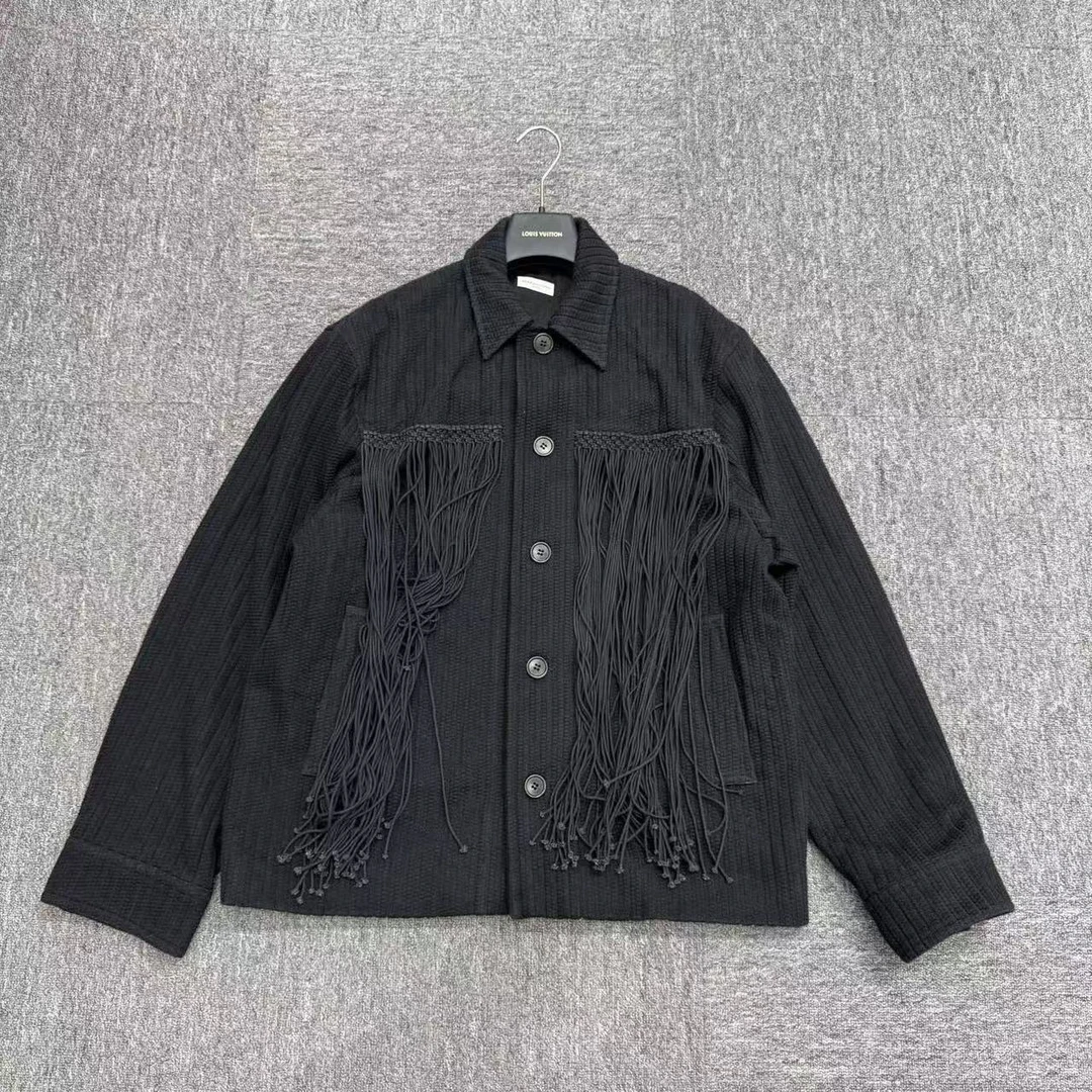 99新 maje DRIES VAN NOTEN 流苏夹克/M码/编码16394