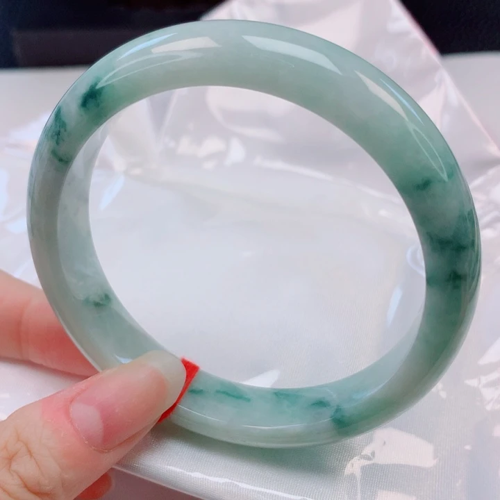 未镶嵌手镯翡翠59圈