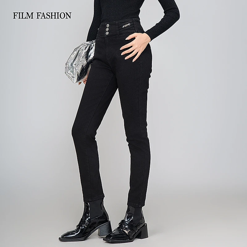 【小花专属】新款小脚牛仔裤裤子长裤时尚显瘦FEFK141635