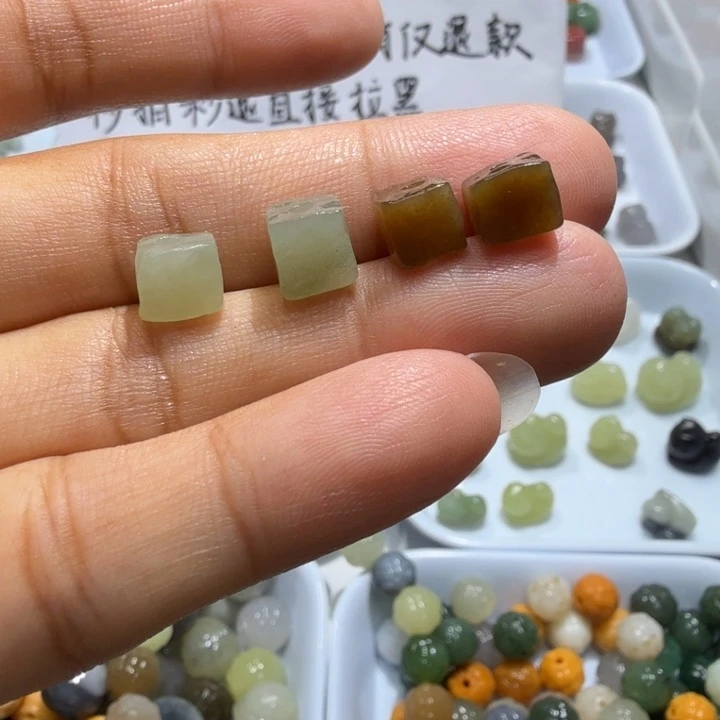 未镶嵌和田玉珠宝半成品